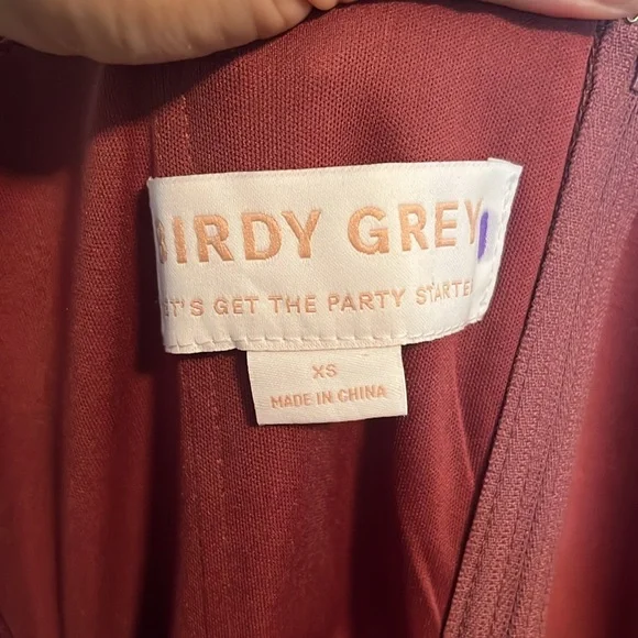 NWT Birdy Grey Chris Convertible Chiffon Dress in Rosewood XS - Picture 7 of 11